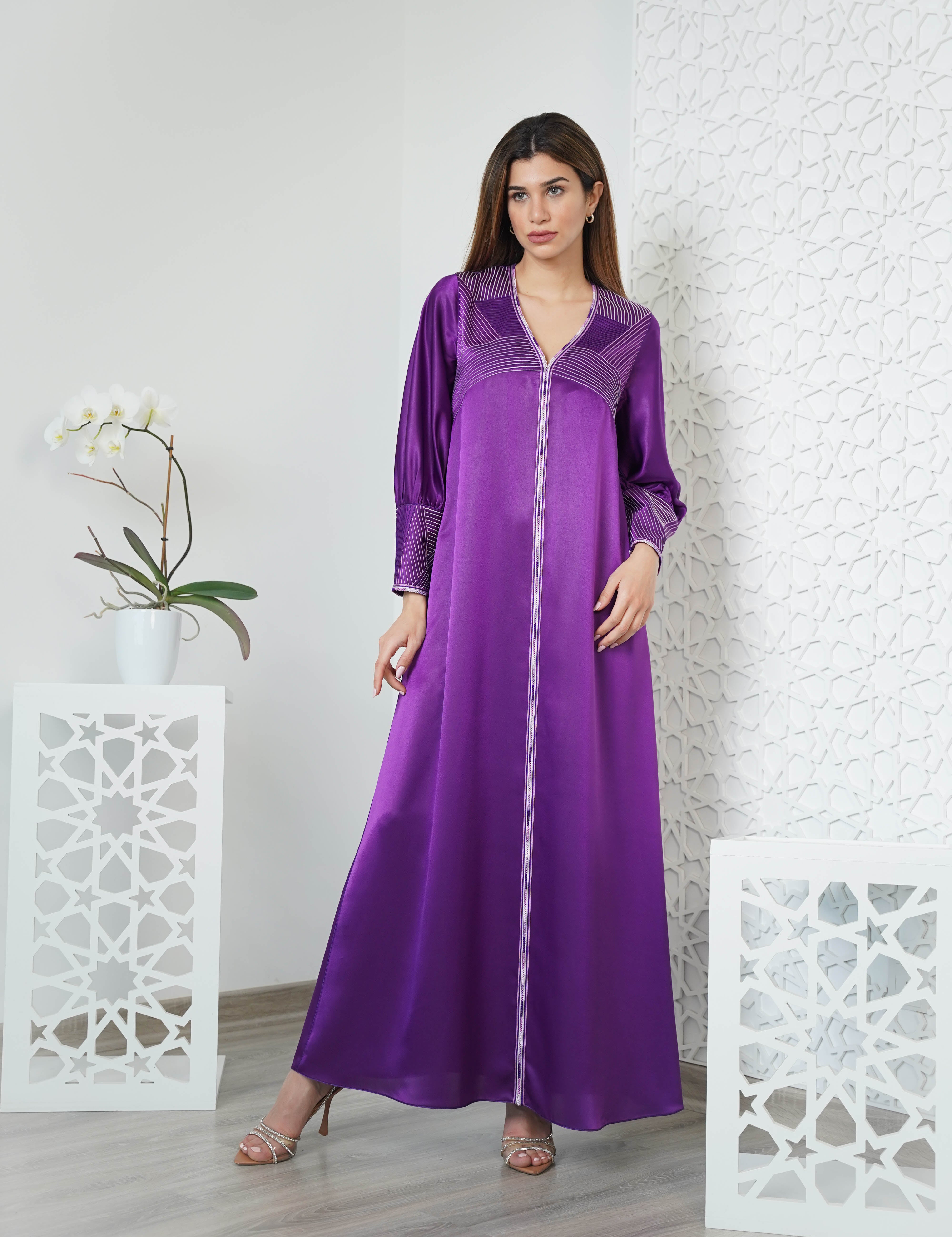 Silk Satin Kaftan