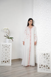 Linen Embroidered Kaftan R24-06