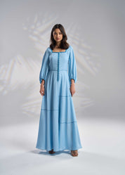 Linen Cotton Kaftan Dress R23-12