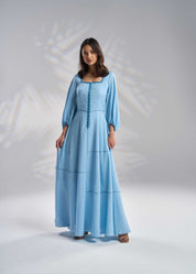 Linen Cotton Kaftan Dress R23-12