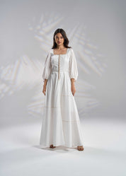 Linen Cotton Kaftan Dress R23-12