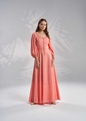 Linen Cotton Kaftan Dress R23-12