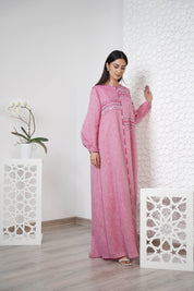 Linen Embroidered Kaftan R24-03